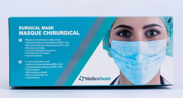 Masque Médical ASTM NIVEAU 3 - Bleu