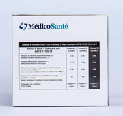 Masque Medical ASTM Niveau 3 noir par MédicoSanté
